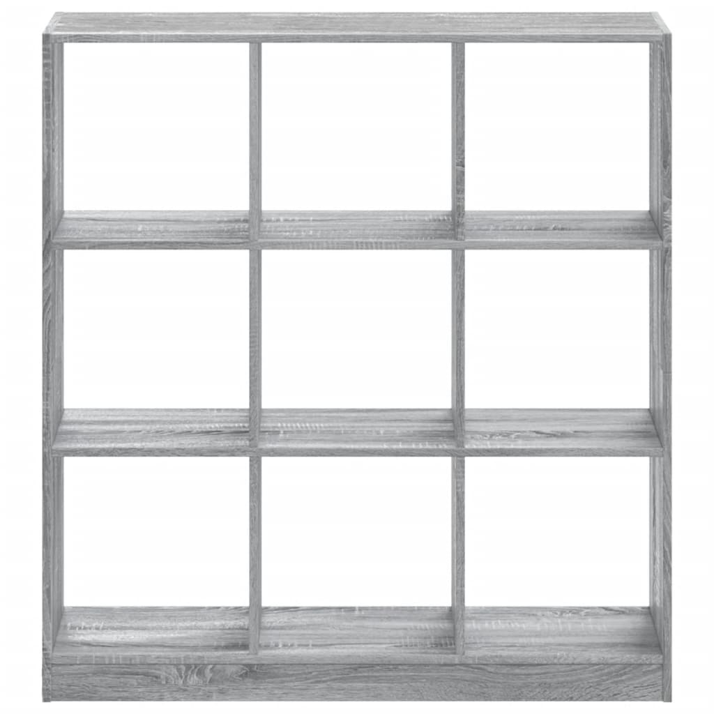 vidaXL Estantería madera de ingeniería gris Sonoma 102x32x108 cm