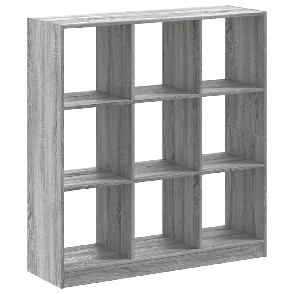 vidaXL Estantería madera de ingeniería gris Sonoma 102x32x108 cm