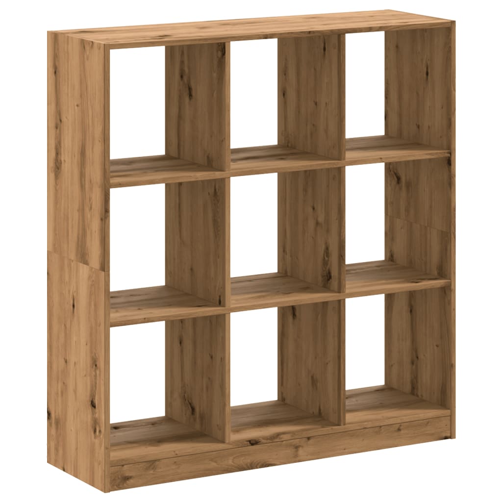 vidaXL Estantería de madera de ingeniería roble artesano 102x32x108 cm