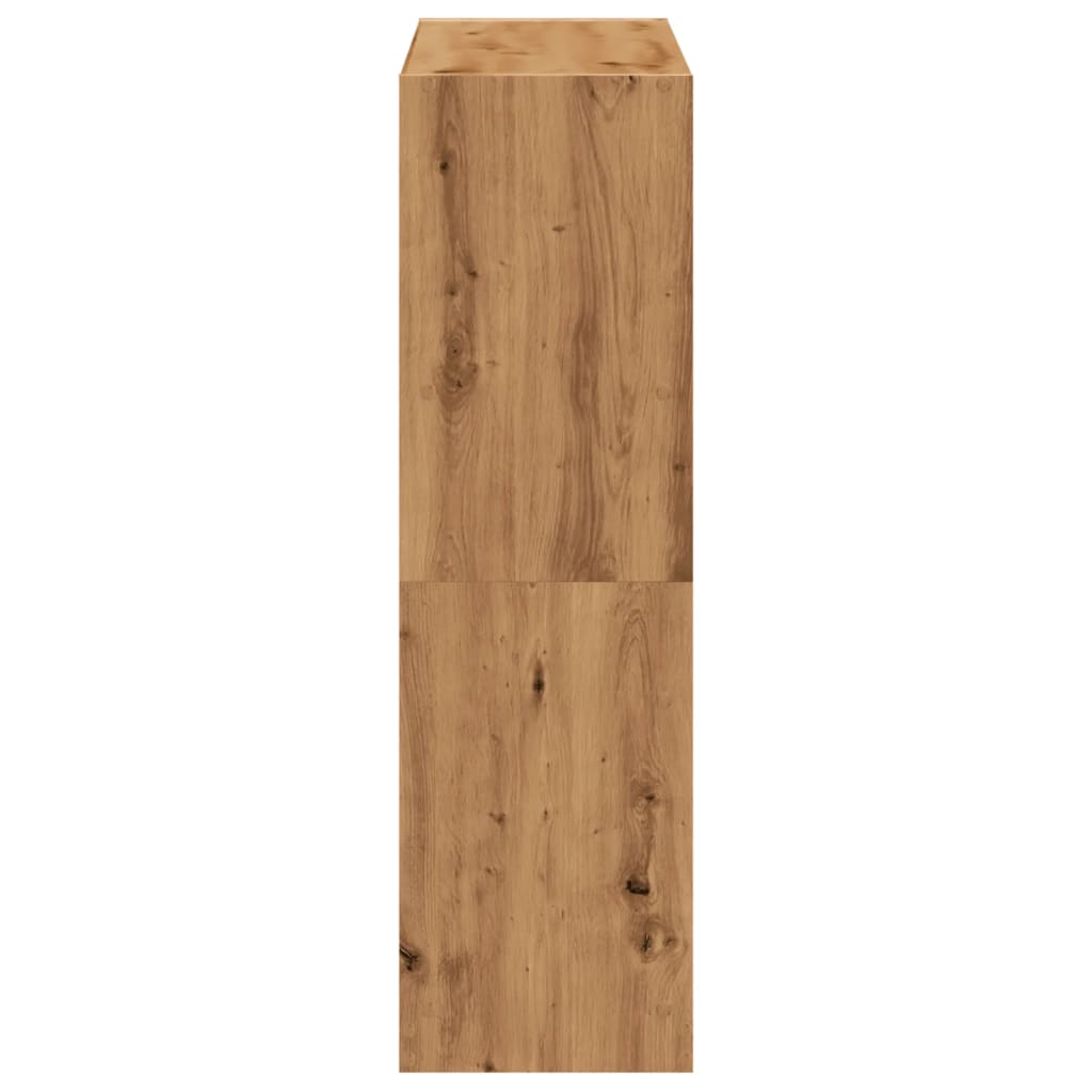 vidaXL Estantería de madera de ingeniería roble artesano 102x32x108 cm