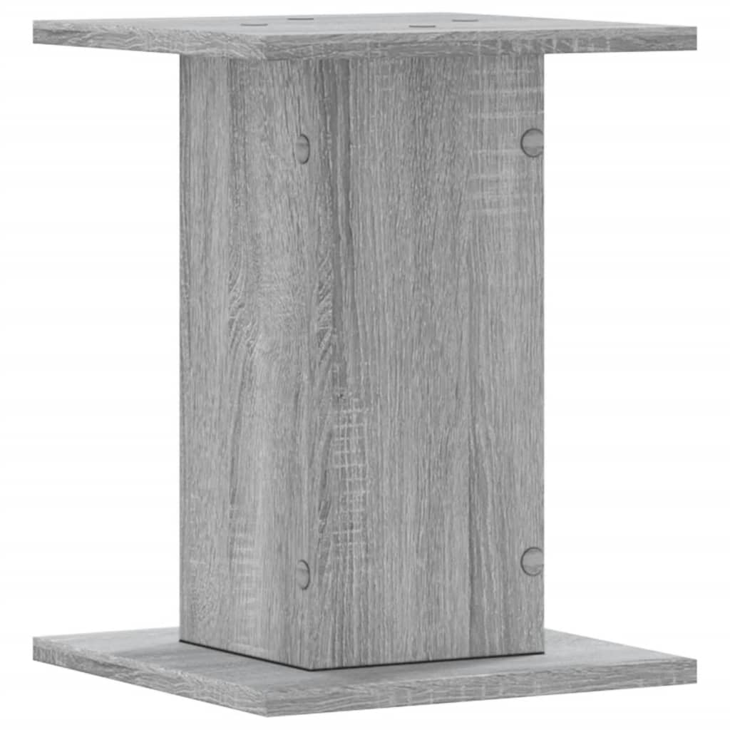 vidaXL Soportes para plantas 2 uds madera gris Sonoma 30x30x40 cm