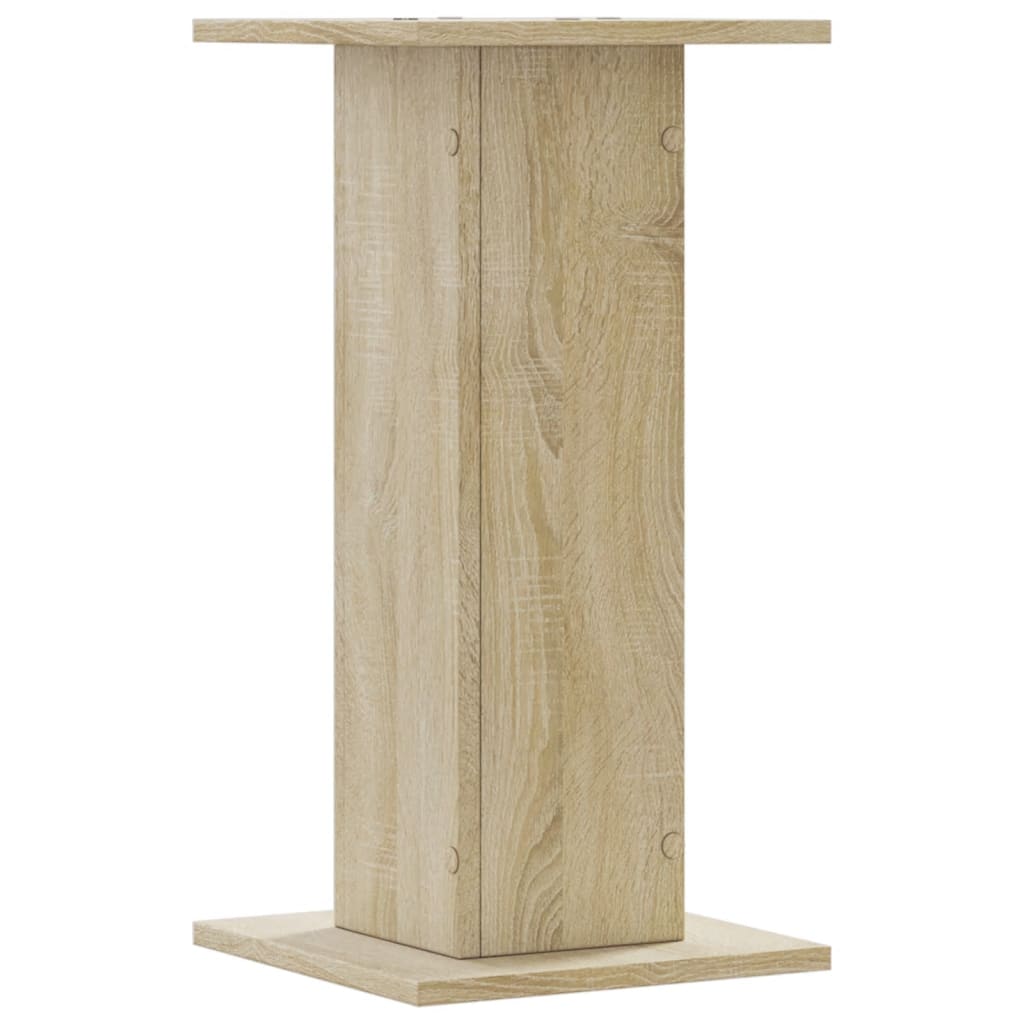 vidaXL Soportes de plantas 2 uds madera roble Sonoma 30x30x60 cm