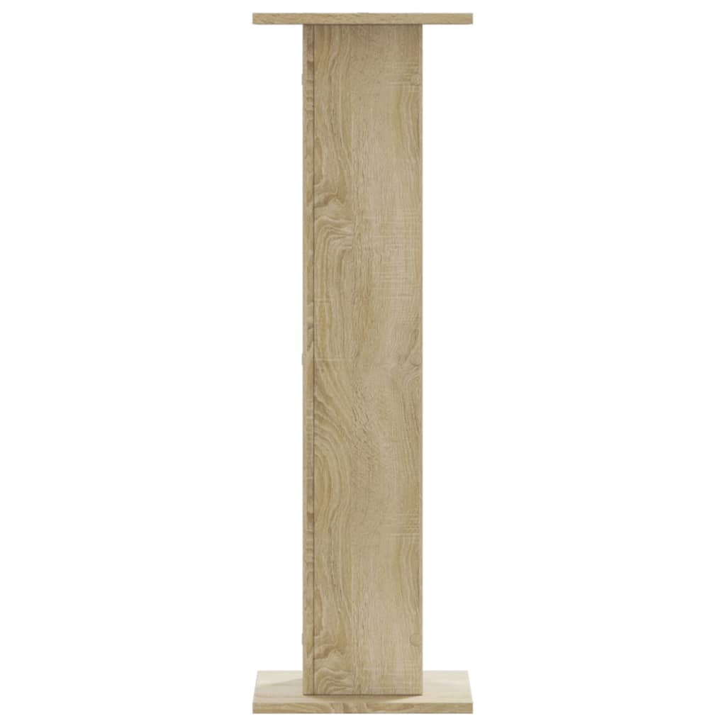 vidaXL Soportes para plantas 2 uds madera roble Sonoma 30x30x95 cm