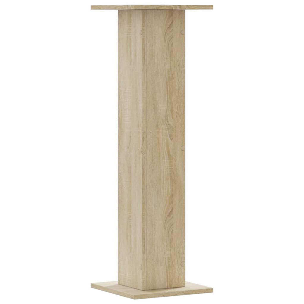 vidaXL Soportes para plantas 2 uds madera roble Sonoma 30x30x95 cm