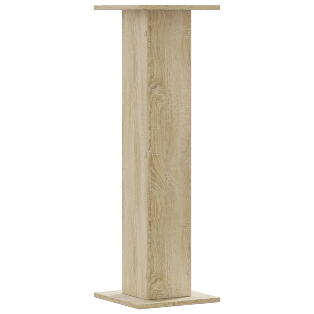 vidaXL Soportes para plantas 2 uds madera roble Sonoma 30x30x95 cm