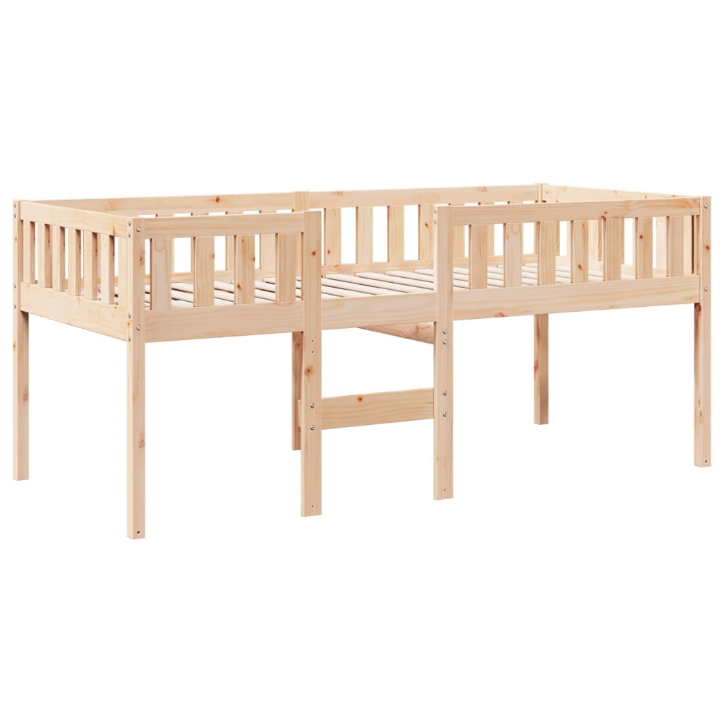 vidaXL Cama para niños sin colchón madera maciza de pino 80x200 cm