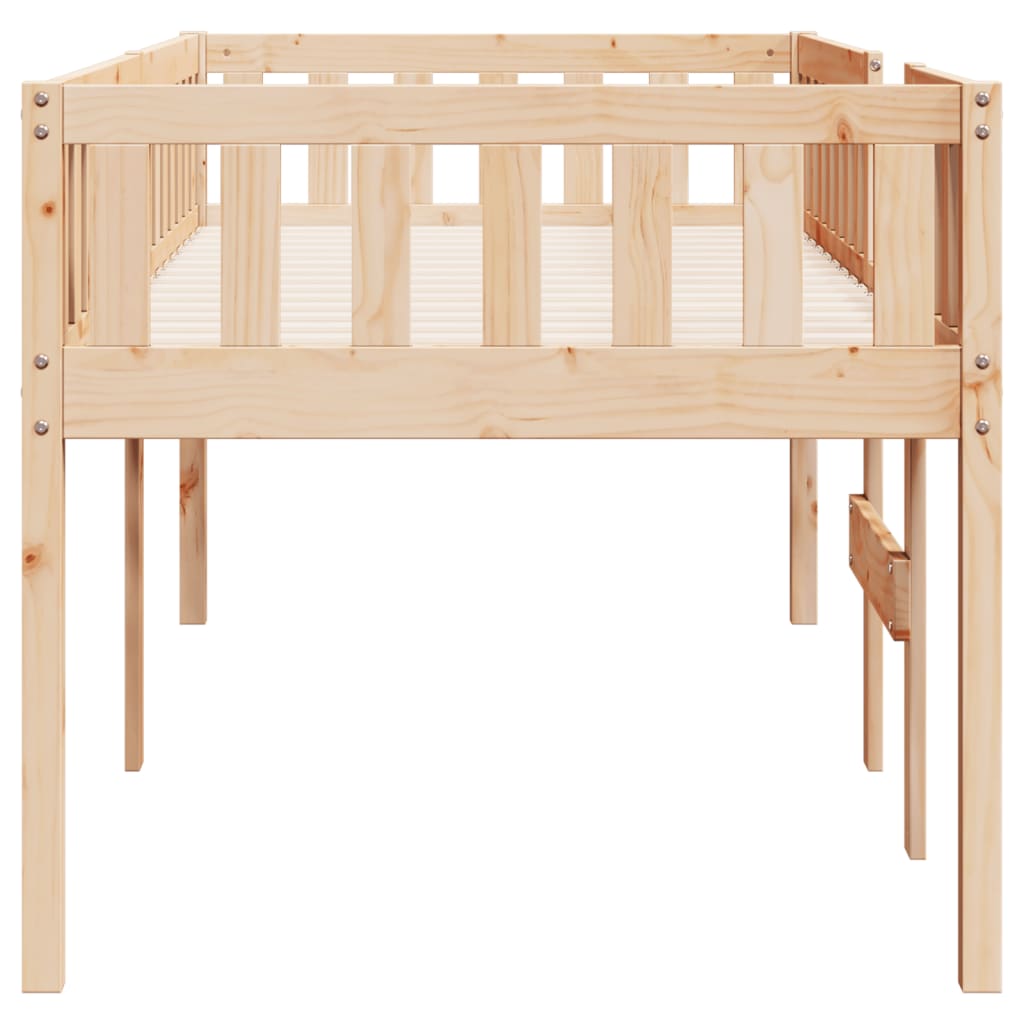 vidaXL Cama para niños sin colchón madera maciza de pino 80x200 cm