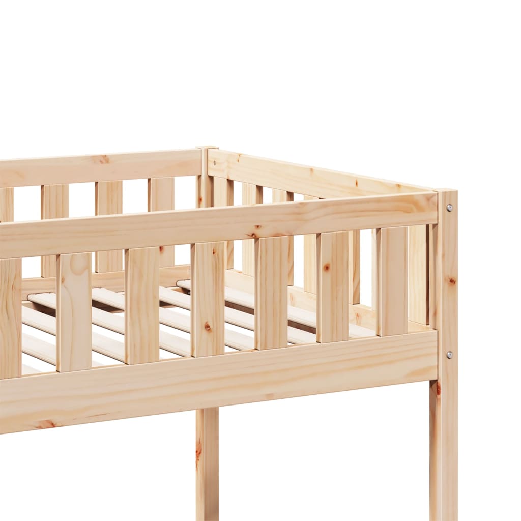 vidaXL Cama para niños sin colchón madera maciza de pino 80x200 cm