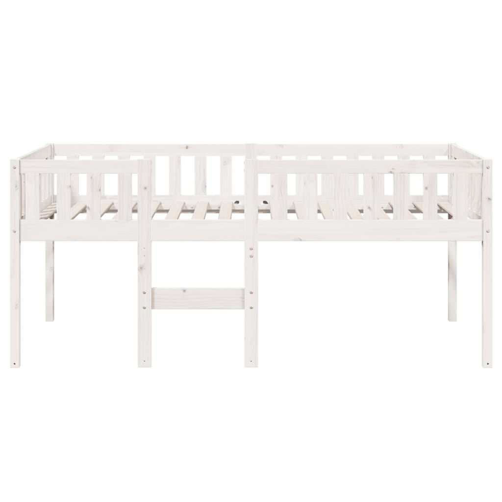 vidaXL Cama para niños sin colchón madera maciza pino blanca 80x200 cm