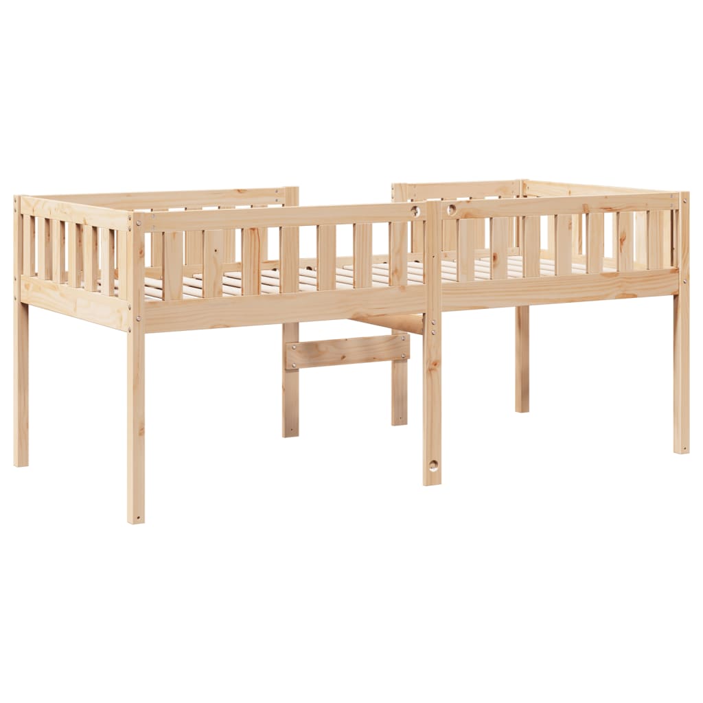 vidaXL Cama para niños sin colchón madera maciza de pino 90x200 cm