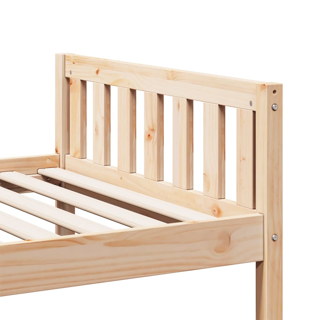 vidaXL Cama para niños sin colchón madera maciza de pino 80x200 cm