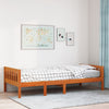 vidaXL Cama de niños sin colchón madera maciza pino marrón 80x200 cm