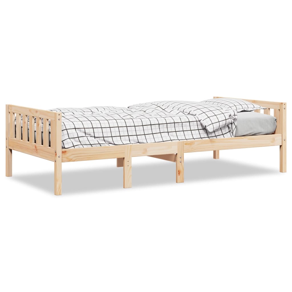 vidaXL Cama para niños sin colchón madera maciza de pino 90x200 cm