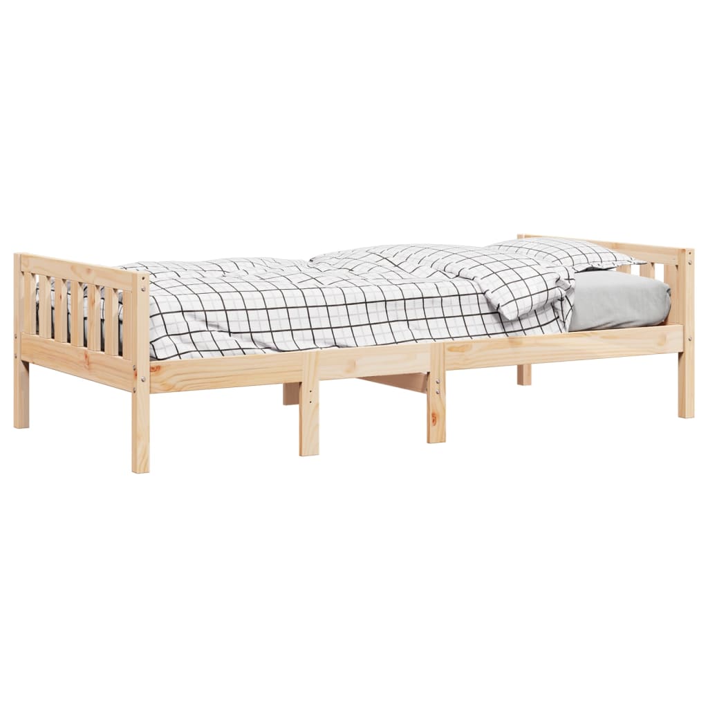 vidaXL Cama para niños sin colchón madera maciza de pino 90x200 cm