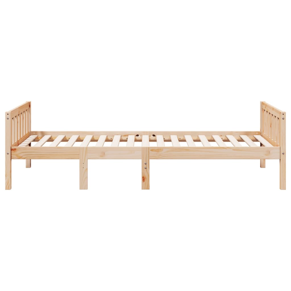 vidaXL Cama para niños sin colchón madera maciza de pino 90x200 cm