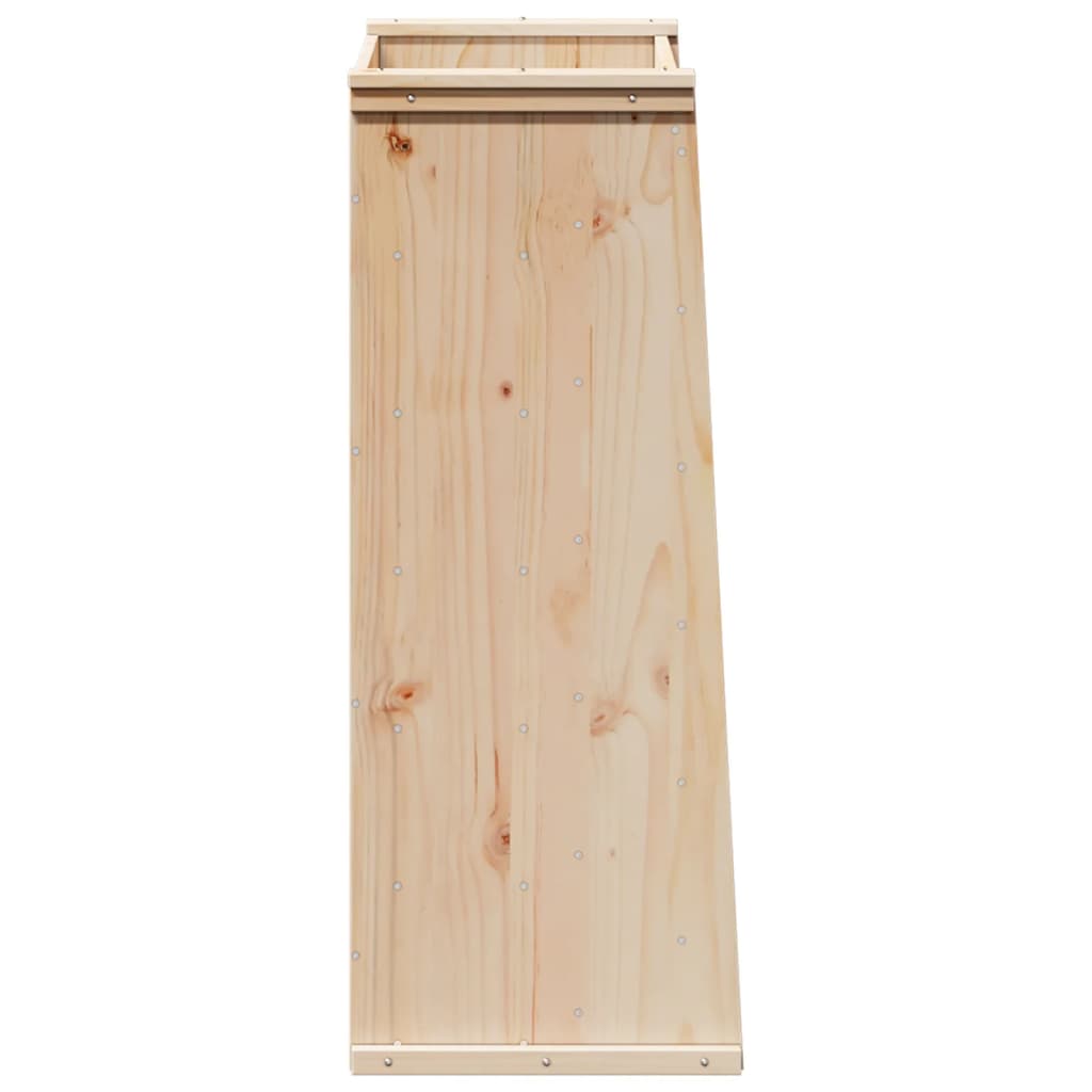 vidaXL Jardinera hierbas 6 niveles madera maciza pino 69x40x101,5 cm