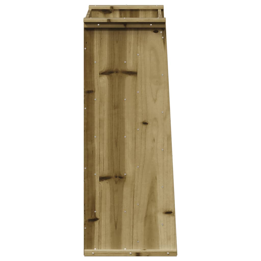 vidaXL Jardinera hierbas 6 pisos madera pino impregnada 69x40x101,5cm