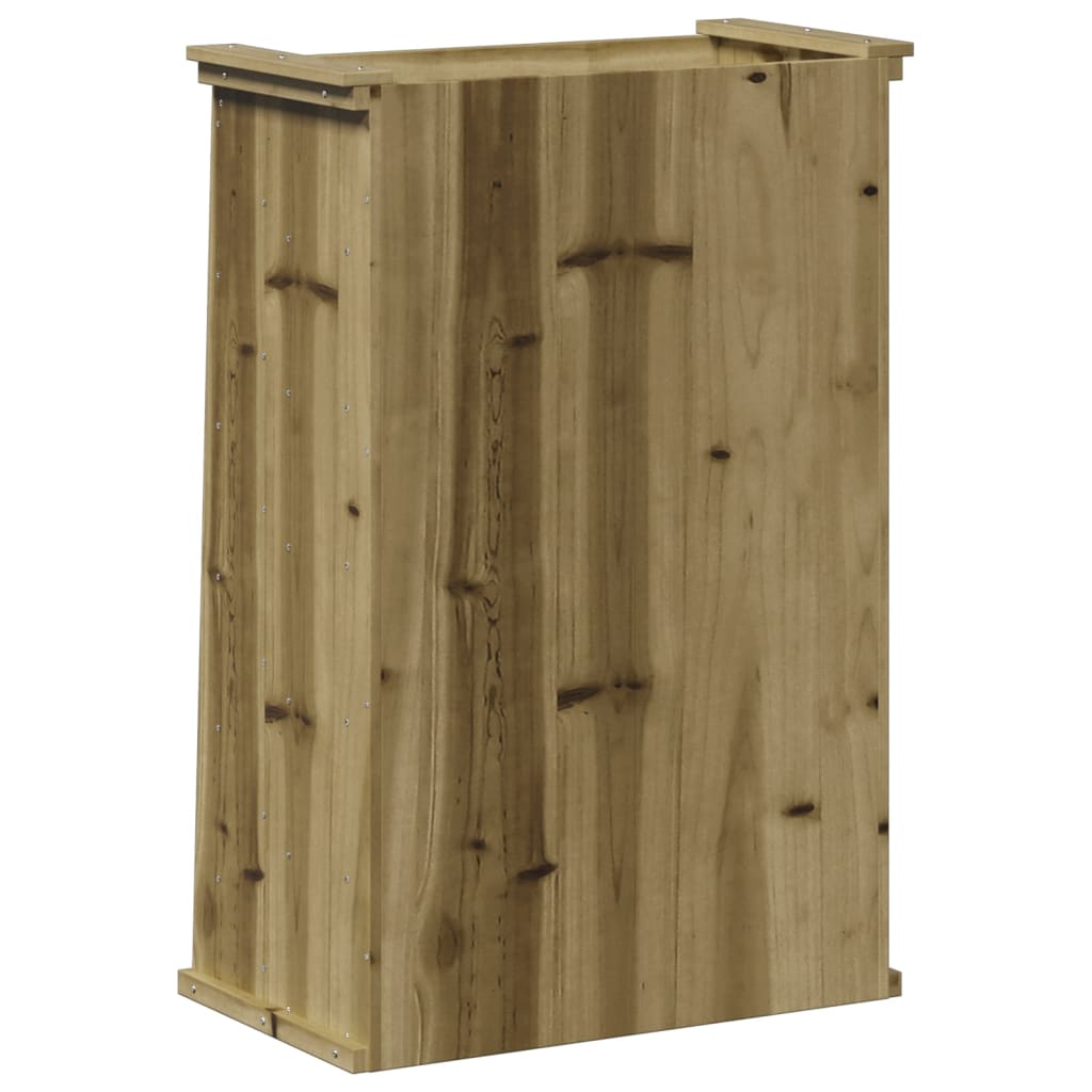 vidaXL Jardinera hierbas 6 pisos madera pino impregnada 69x40x101,5cm