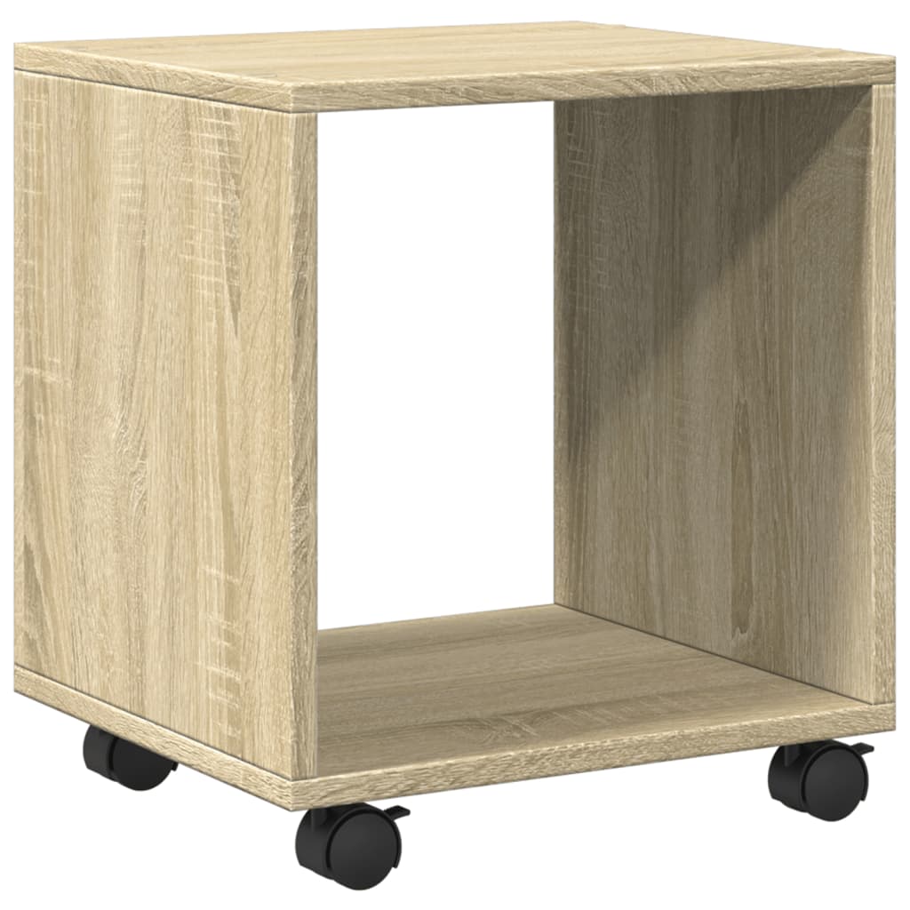 vidaXL Armario con ruedas madera ingeniería roble Sonoma 37x33x42,5 cm