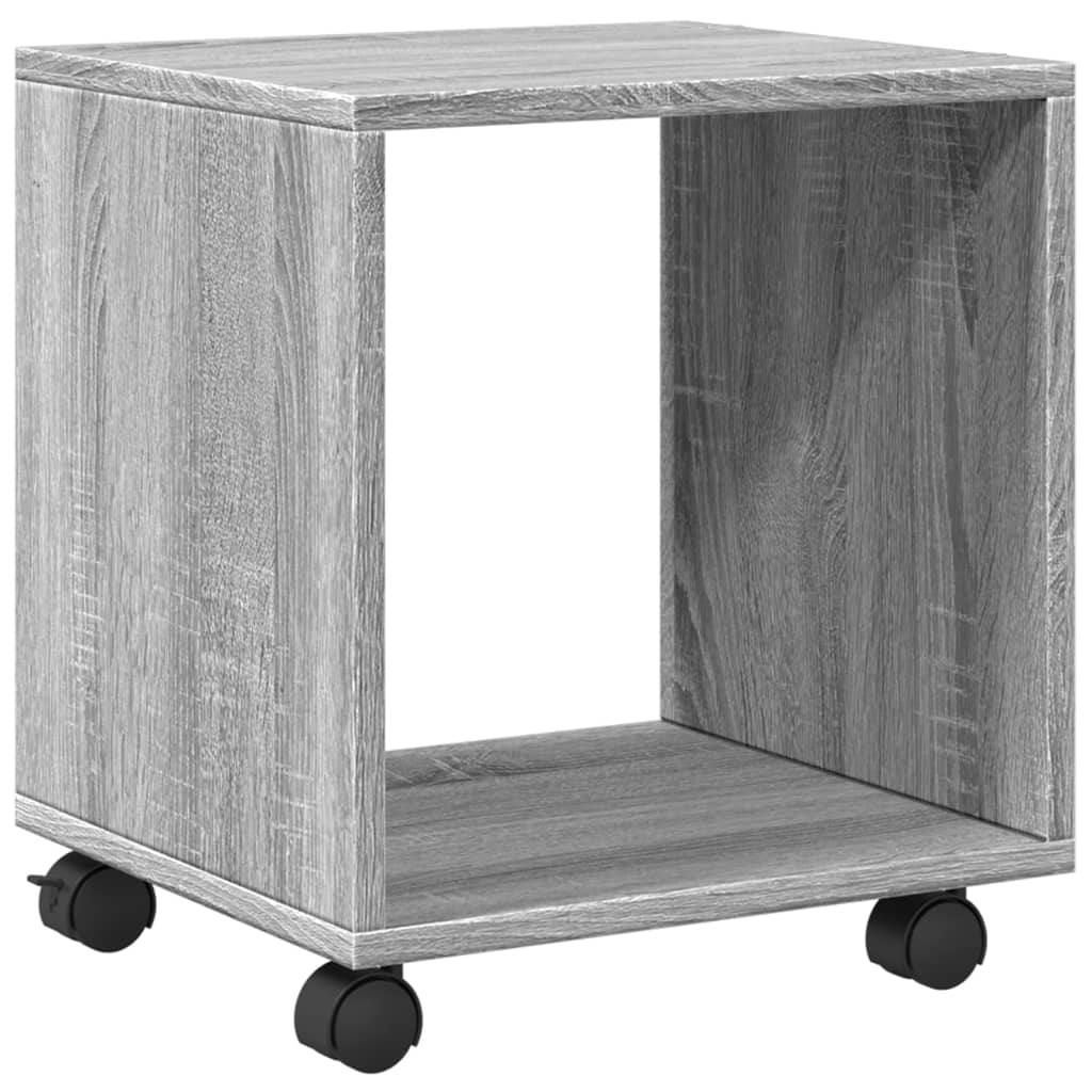 vidaXL Armario con ruedas madera ingeniería gris Sonoma 37x33x42,5 cm