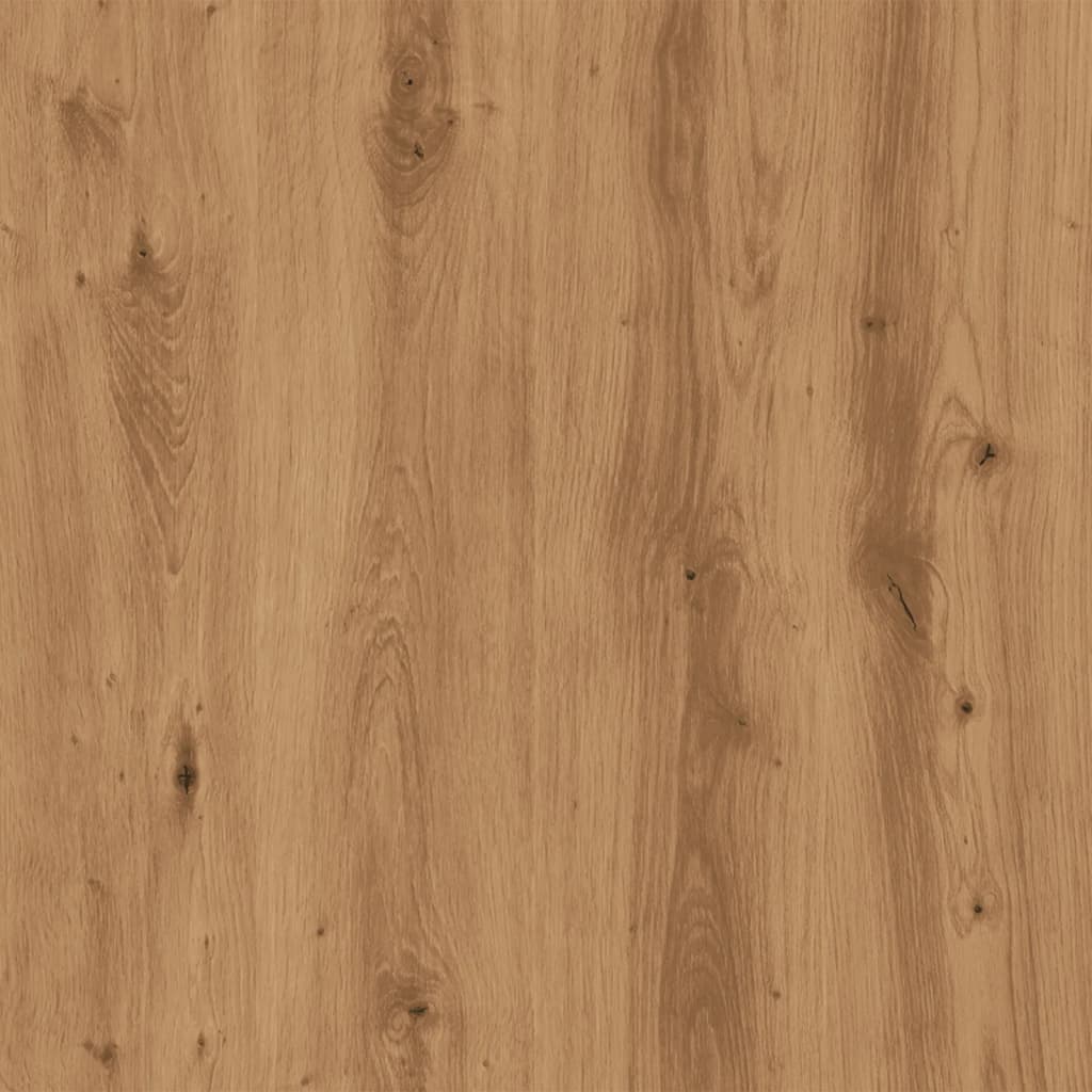 vidaXL Mesa auxiliar con ruedas madera roble Sonoma 70x35x60 cm