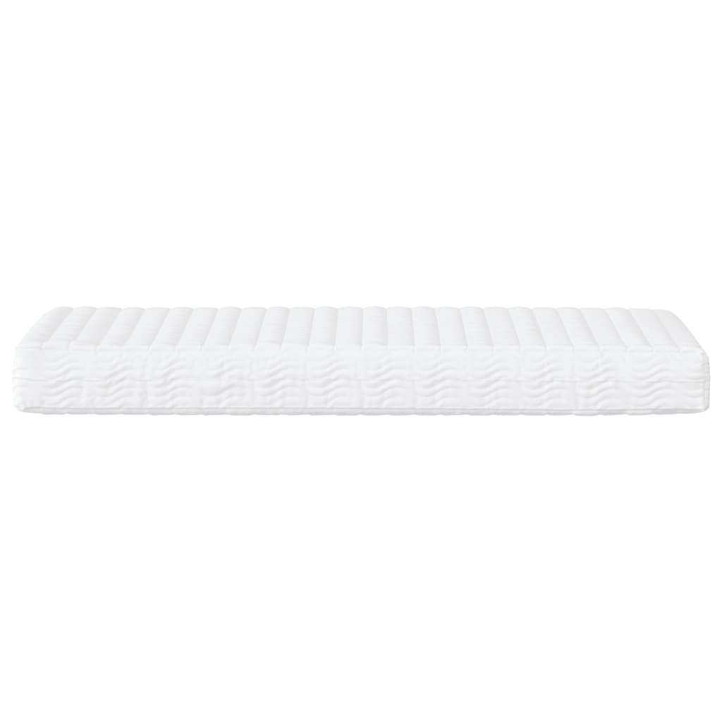 vidaXL Colchón de espuma para niños dureza H2 H3 blanco 80x160 cm