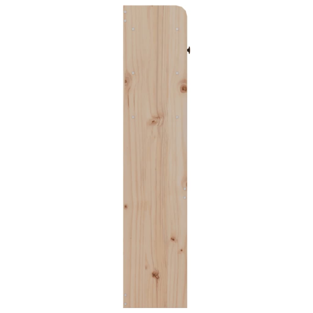 vidaXL Cabecero de cama con almacenaje madera maciza de pino 200 cm