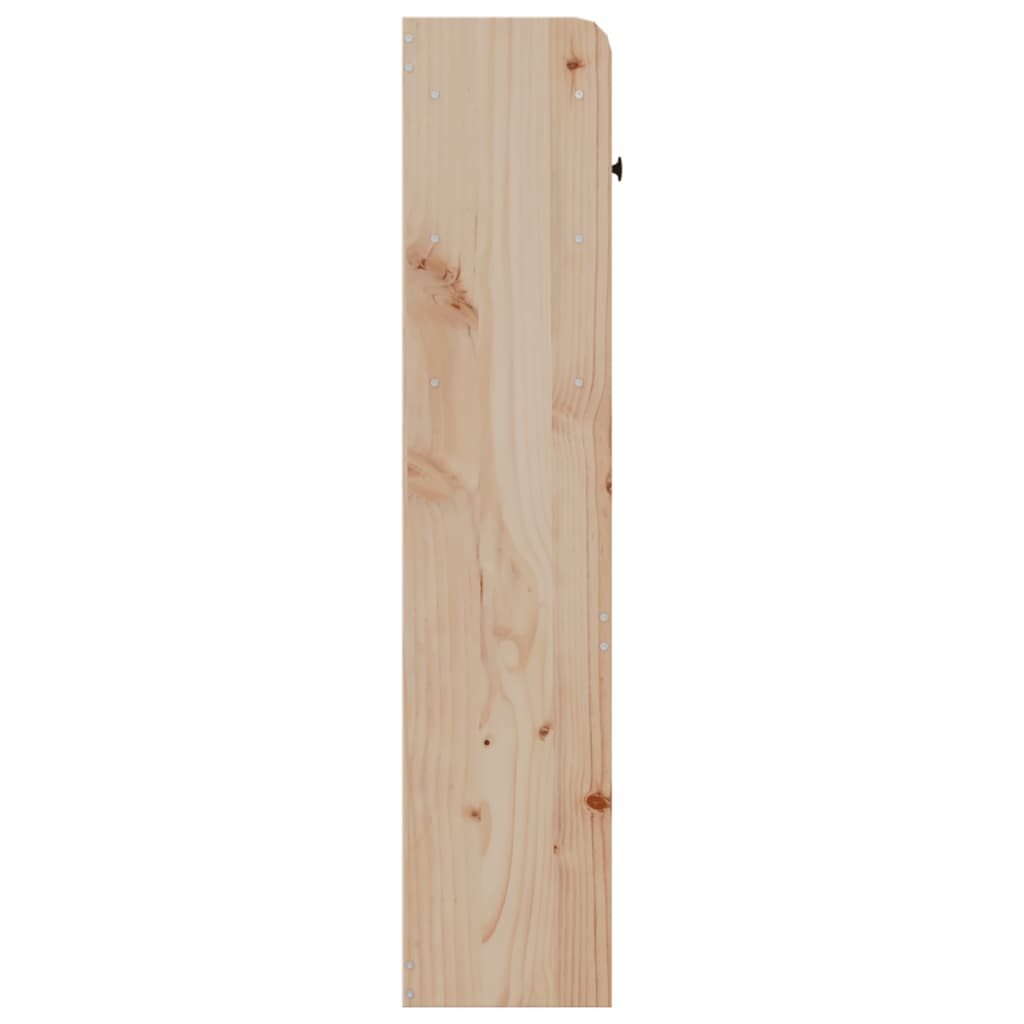 vidaXL Cabecero de cama con almacenaje madera maciza de pino 160 cm