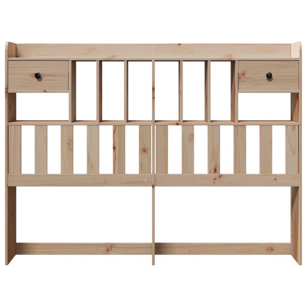 vidaXL Cabecero de cama con almacenaje madera maciza de pino 150 cm