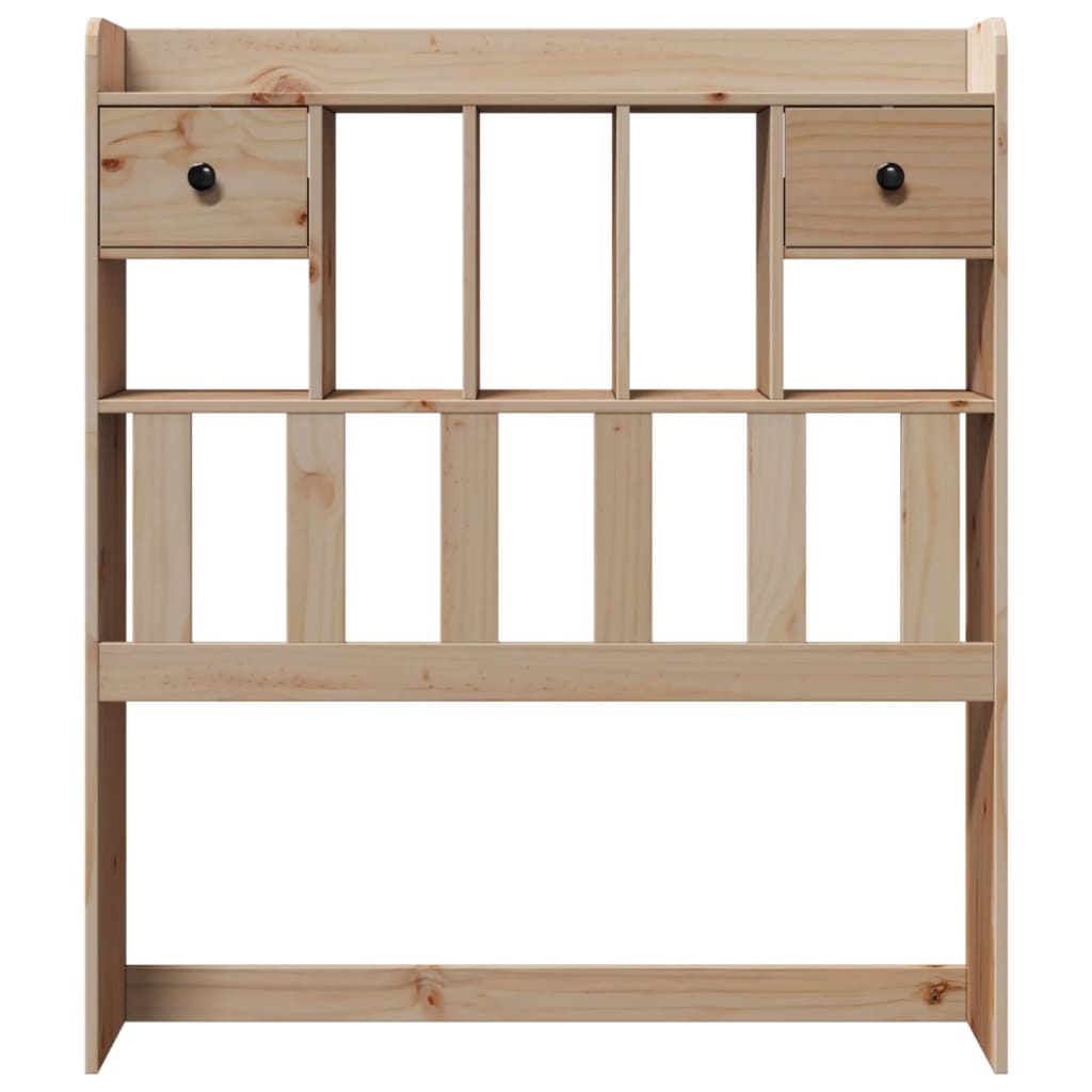 vidaXL Cabecero de cama con almacenaje madera maciza de pino 75 cm