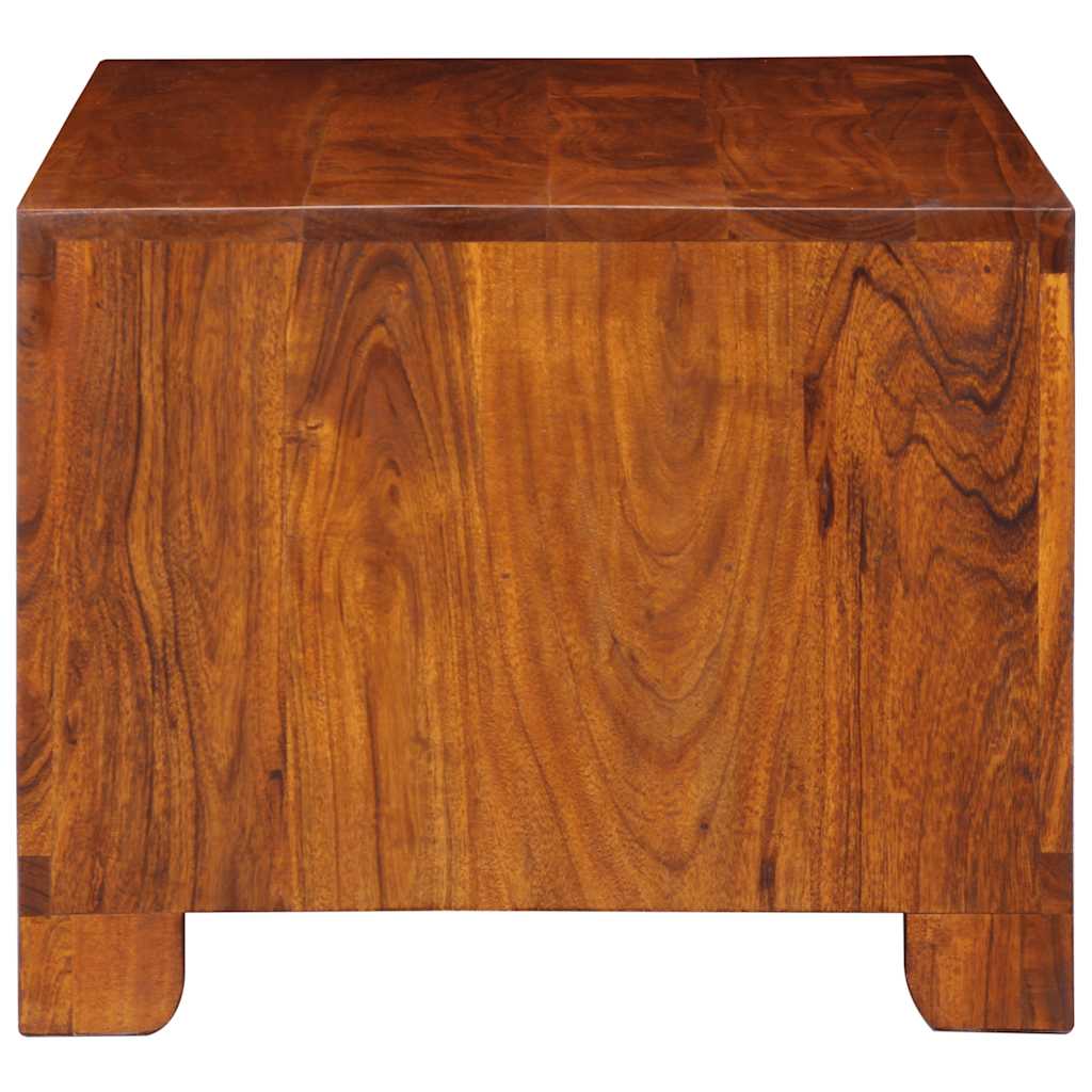 vidaXL Mesa de centro de madera maciza de acacia 90x50x40 cm