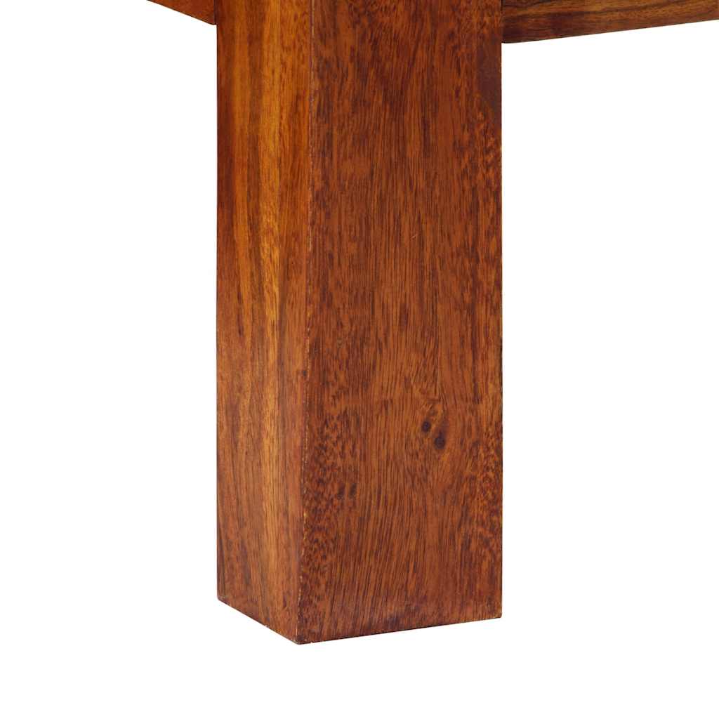 vidaXL Mesa de centro de madera maciza de acacia 90x50x40 cm