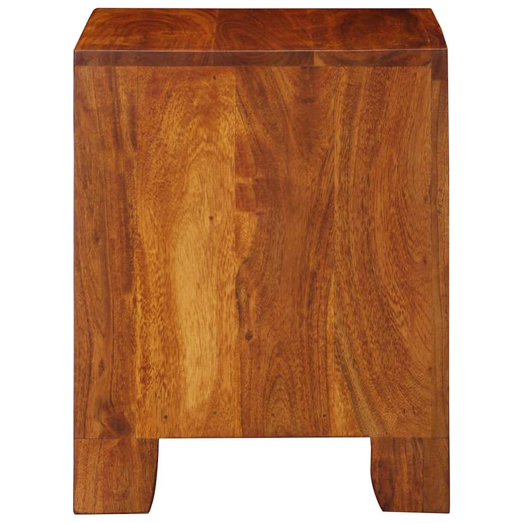 vidaXL Mesita de noche 40x35x45 cm madera maciza de acacia