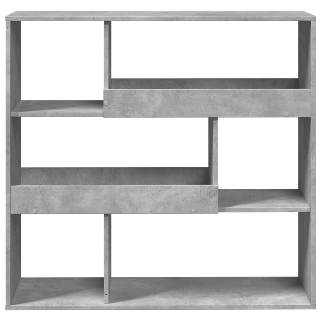 vidaXL Estantería/divisor de espacios gris hormigón 100x33x94,5 cm