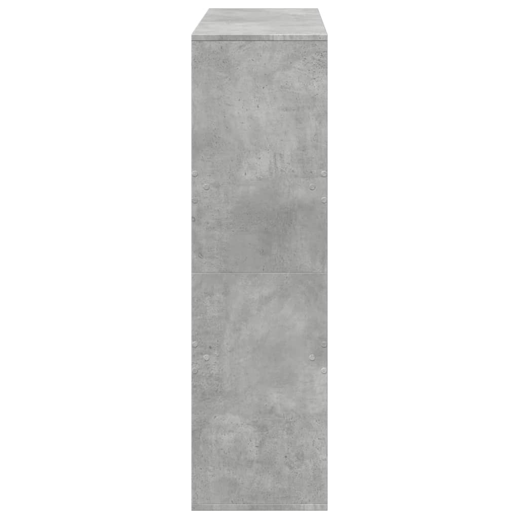 vidaXL Estantería/divisor de espacios gris hormigón 100x33x115 cm