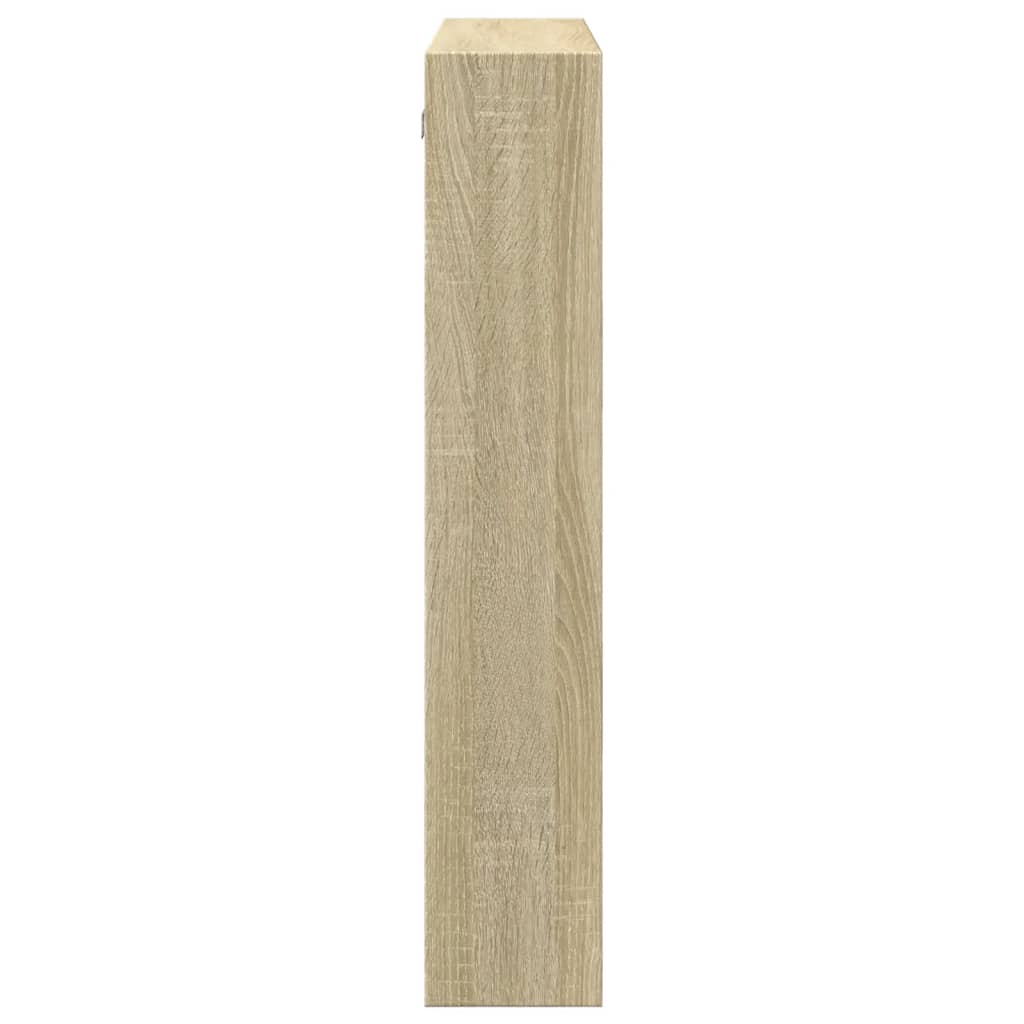 vidaXL Armario de pared madera de ingeniería roble Sonoma 80x15x80 cm