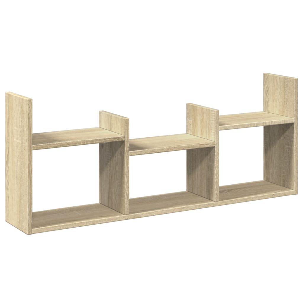 vidaXL Armario de pared madera de ingeniería roble Sonoma 100x18x40 cm