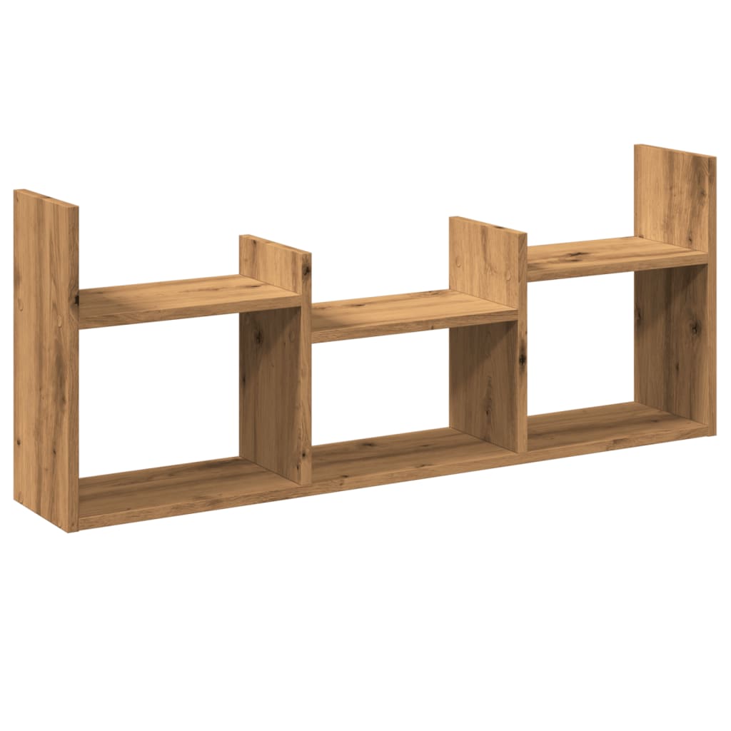 vidaXL Armario de pared madera ingeniería roble artesanal 100x18x40 cm