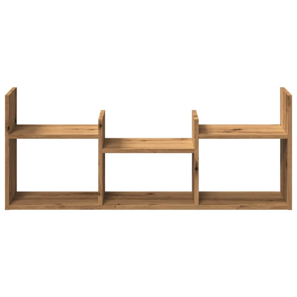 vidaXL Armario de pared madera ingeniería roble artesanal 100x18x40 cm