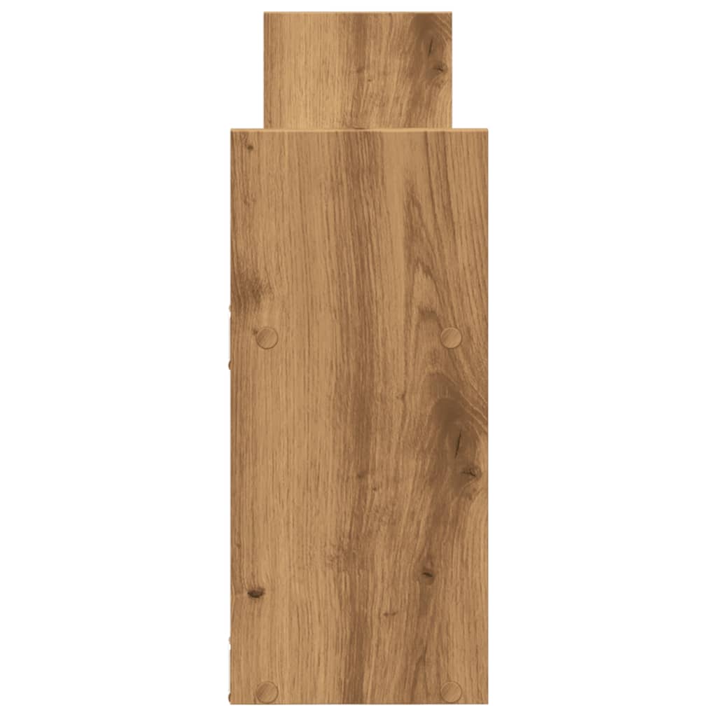 vidaXL Armario de pared madera ingeniería roble artesanal 100x18x40 cm