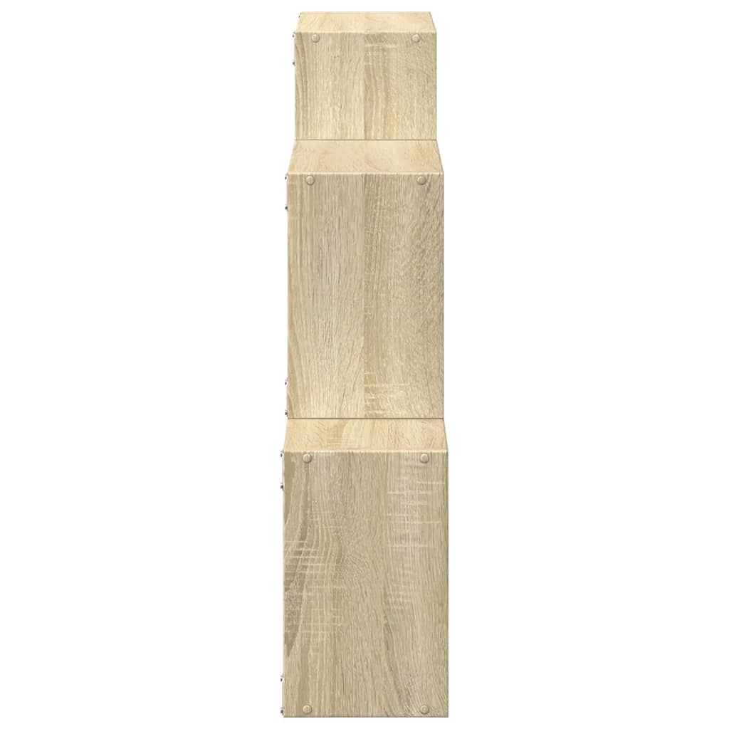 vidaXL Armario de pared madera de ingeniería roble sonoma 78x18x71 cm