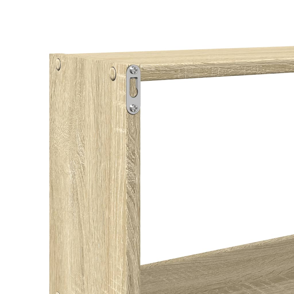 vidaXL Armario de pared madera de ingeniería roble Sonoma 158x18x53 cm