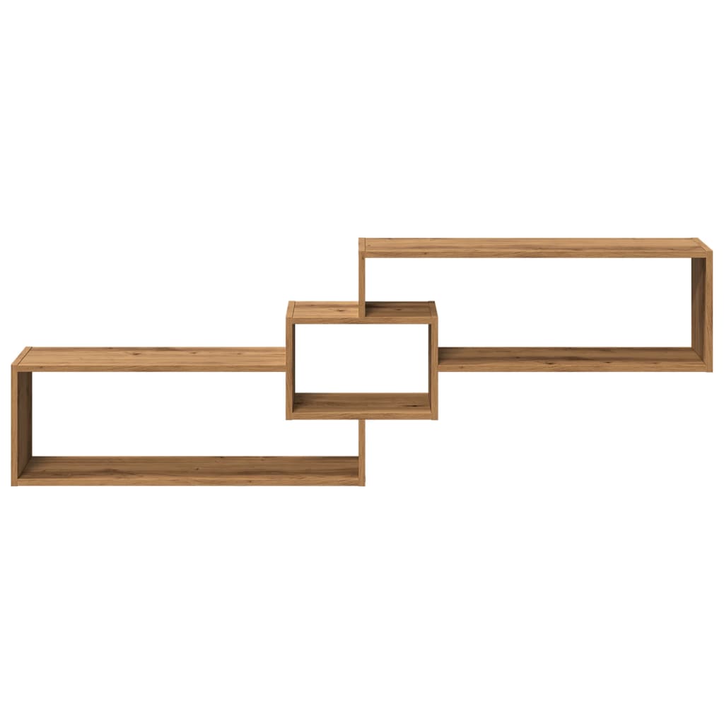 vidaXL Armario de pared madera ingeniería roble artesanal 158x18x53 cm