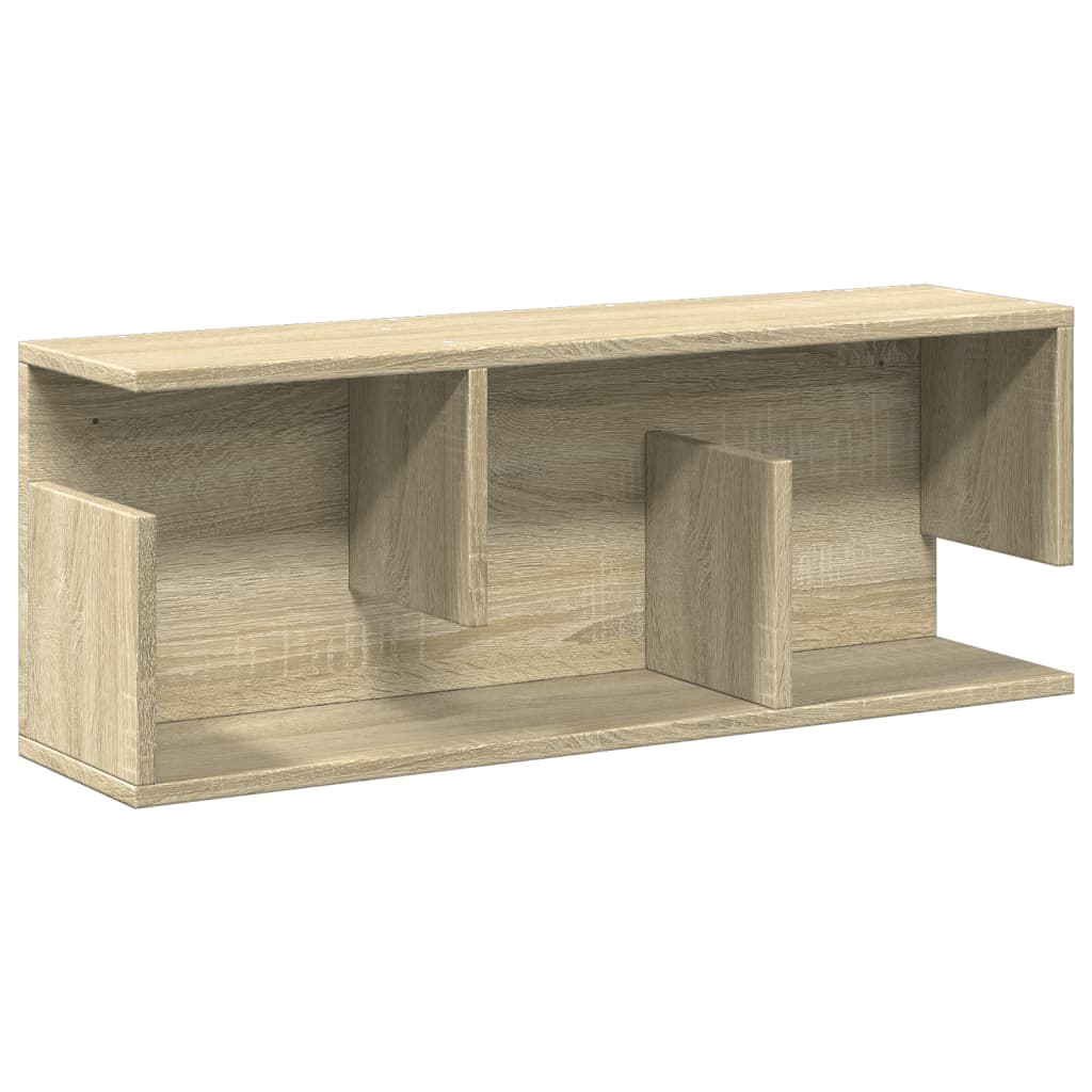 vidaXL Armario de pared madera de ingeniería roble Sonoma 80x20x30 cm