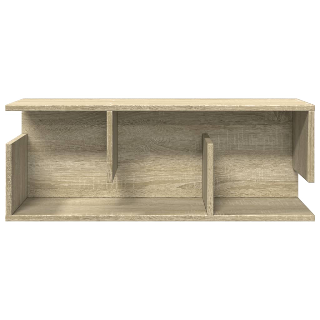 vidaXL Armario de pared madera de ingeniería roble Sonoma 80x20x30 cm