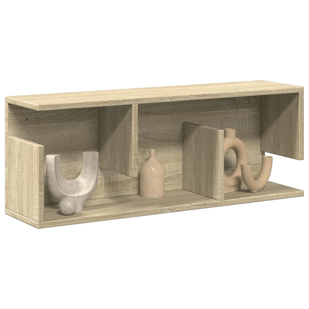 vidaXL Armario de pared madera de ingeniería roble Sonoma 80x20x30 cm