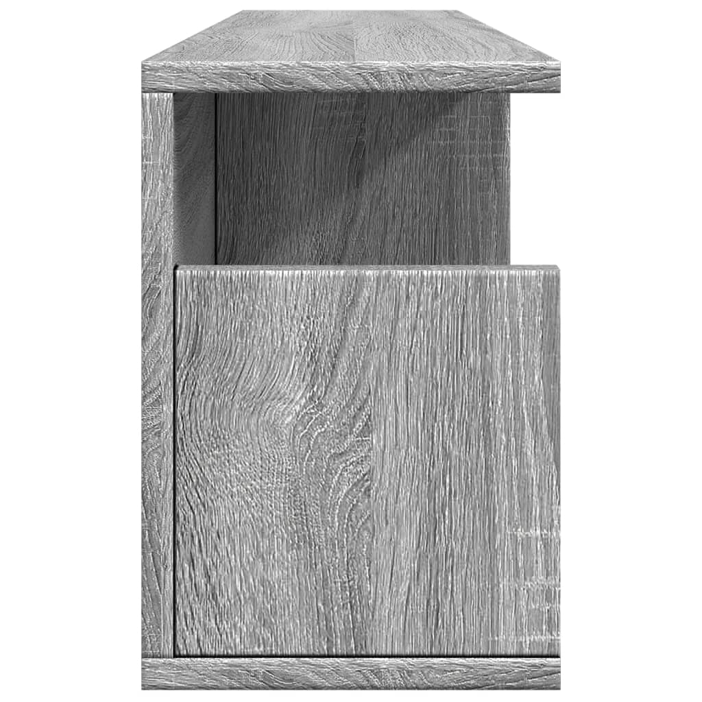 vidaXL Armario de pared madera de ingeniería gris Sonoma 80x20x30 cm