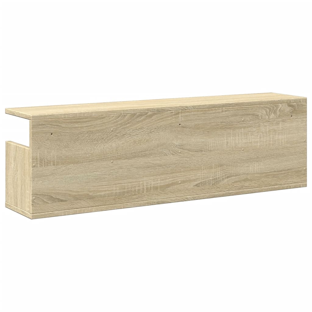 vidaXL Armario de pared madera de ingeniería roble Sonoma 100x20x30 cm