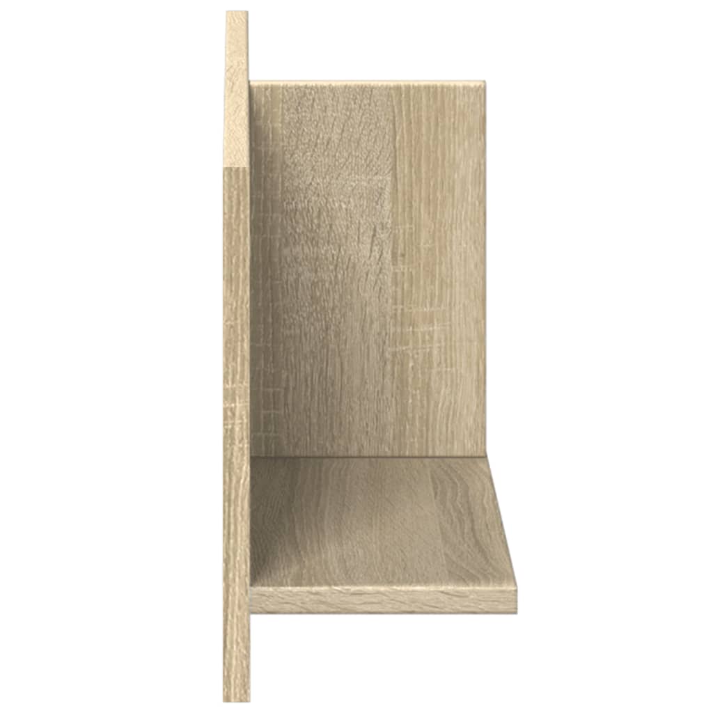 vidaXL Armario de pared madera ingeniería roble sonoma 70x16,5x30 cm