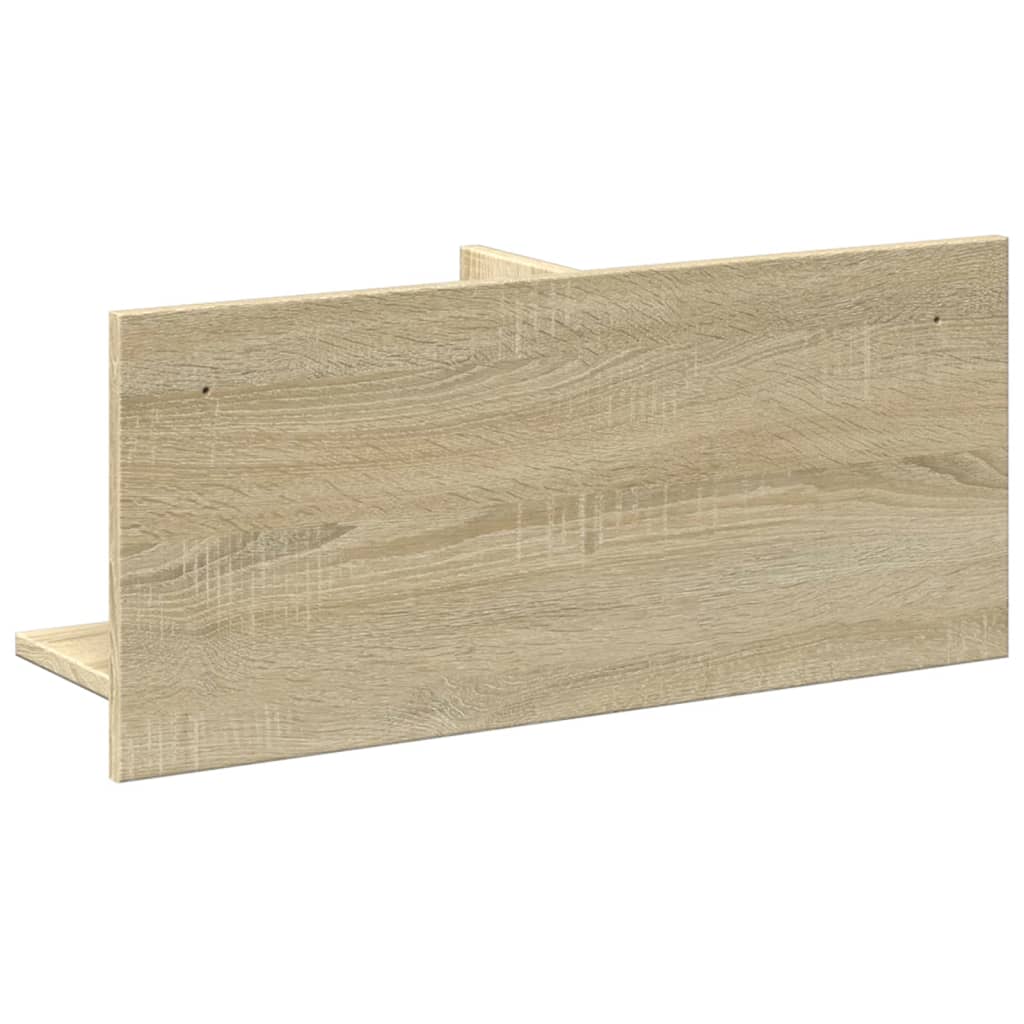 vidaXL Armario de pared madera ingeniería roble sonoma 70x16,5x30 cm